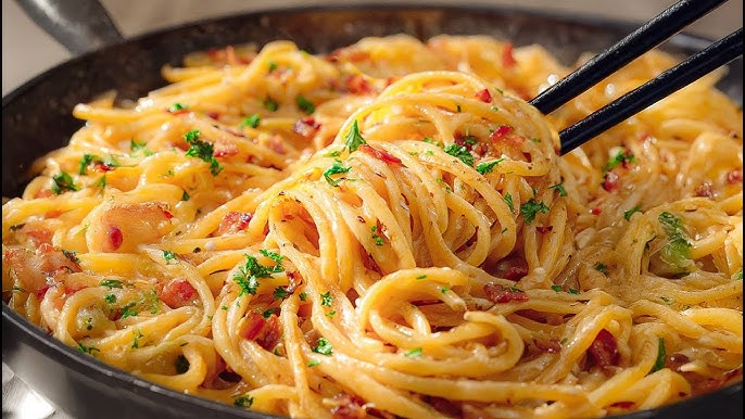 Fusion Carbonara Pasta